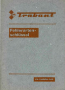 Fehlerartenschlüssel PKW Trabant